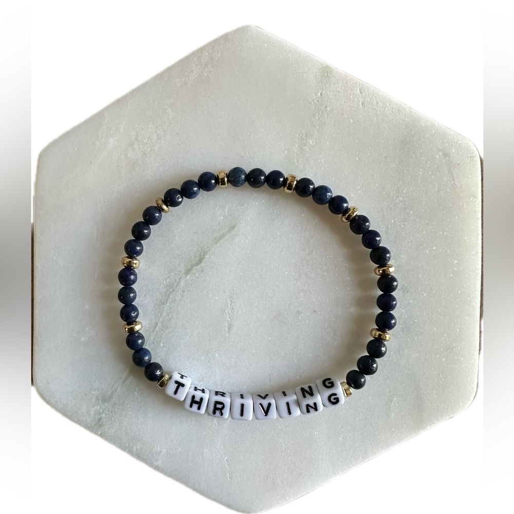 THRIVING Beaded Bracelet